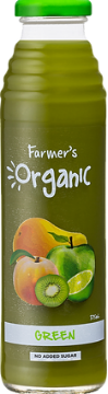 Sam's Drinks Farmers Organic Green Juice 375ml Box of 12