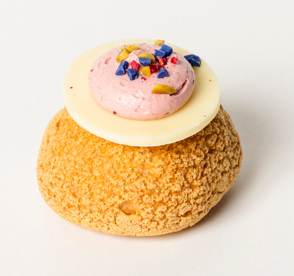 Mosaic Patisserie Choux Au Craquelin Framboise (Raspberry) Box of 6
