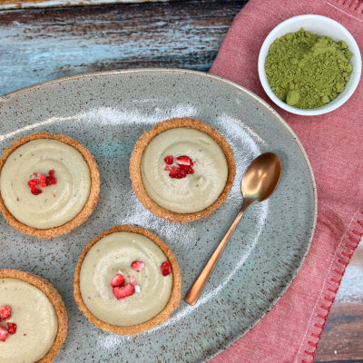 Homemade Bliss Gluten Free Matcha Strawberry Tart Box of 12