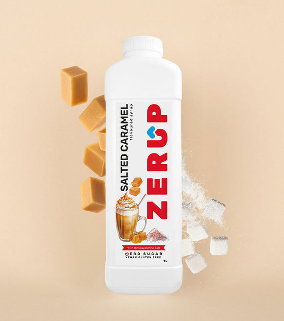 Zerup Zero Sugar Salted Caramel Syrup 1L