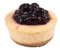 Rica Pastries Blueberry Cheesecake
