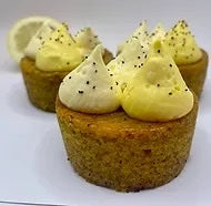 Cakes By Sweethearts Gluten Free Recipe Lemon Poppyseed Dessert Box of 6