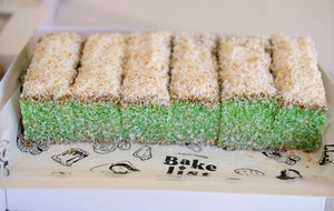 The Bake List Gluten Free & Dairy Free Pandan Lamington Box of 12