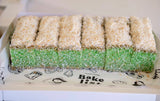 The Bake List Gluten Free & Dairy Free Pandan Lamington Box of 12