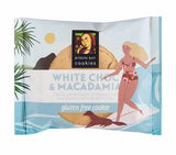 Byron Bay Gluten Free White Choc Macadamia Cookies Individually Wrapped