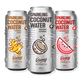 NEW PACK SIZE Bonsoy Sparkling Coconut Water with Ginger Juice