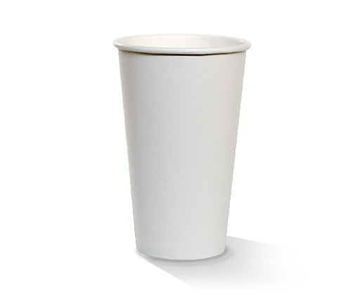 Single Wall 16oz Plain Hot Cups Box of 1000