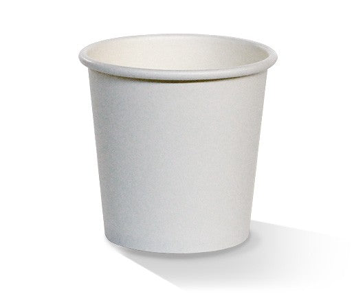 ***ALL NEW LOW PRICE*** GP Packaging Single Wall 4oz White Hot Cups Box of 1000