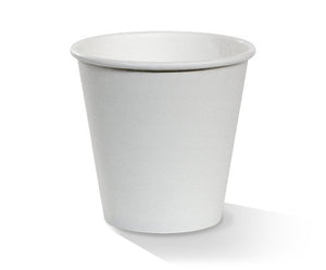 Single Wall 8oz 90mm Plain Hot Cup