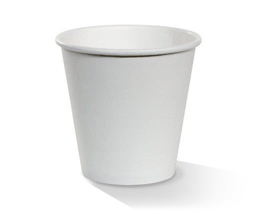 Single Wall 8oz 90mm Plain Hot Cup Box of 1000