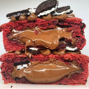 NEW SIZE 4 PACK Doughhouse Red Velvet Oreo Nutella Cookie Pie