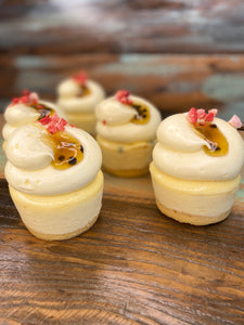 Homemade Bliss Gluten Free Passionfruit Baked Cheesecakes Box of 12