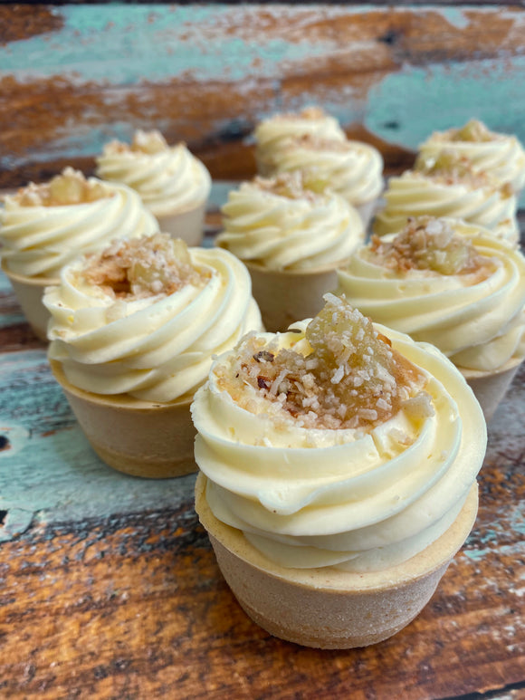 Homemade Bliss Gluten Free Apple Crumble Cheesecakes