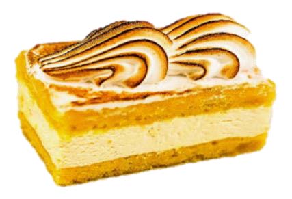 Rica Pastries Pineapple Mousse Meringue Slice Box of 6