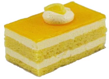 Rica Pastries Lemon Cream Cheese Slice Box of 6