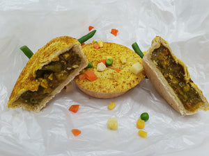 Simply Pies Wrapped Vegan Gourmet Curried Lentil & Vegetable Pies Box of 12
