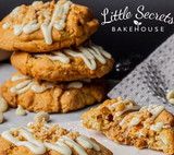 Little Secrets Bakehouse Gluten Free Macadamia, White Chocolate & Caramel Loaded Cookie Box of 6