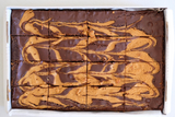 The Bake List Gluten Free Peanut Butter Swirl Choc Brownie Box of 16