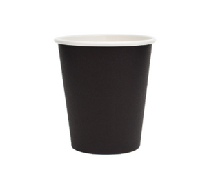 8oz Double Wall Black Hot Cup 90mm