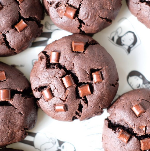 The Bake List Vegan Double Choc Drop Cookies 10