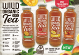Wild One Organic Iced Tea Lemon 360ml Boxes of 12