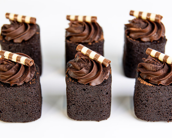 Marks Quality Cakes Gluten Free Regular Chocolate Cake Box of 6