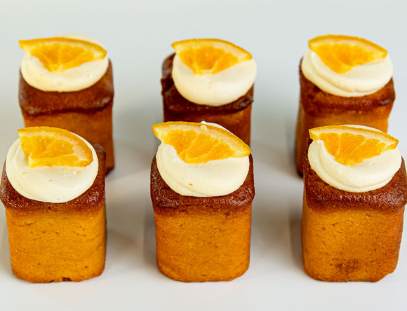 Marks Quality Cakes Gluten Free Regular Orange & Almond Cake Box of 6