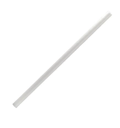 ***SLEEVES NOW AVAILABLE*** Pac Trading White Paper Straw (regular)