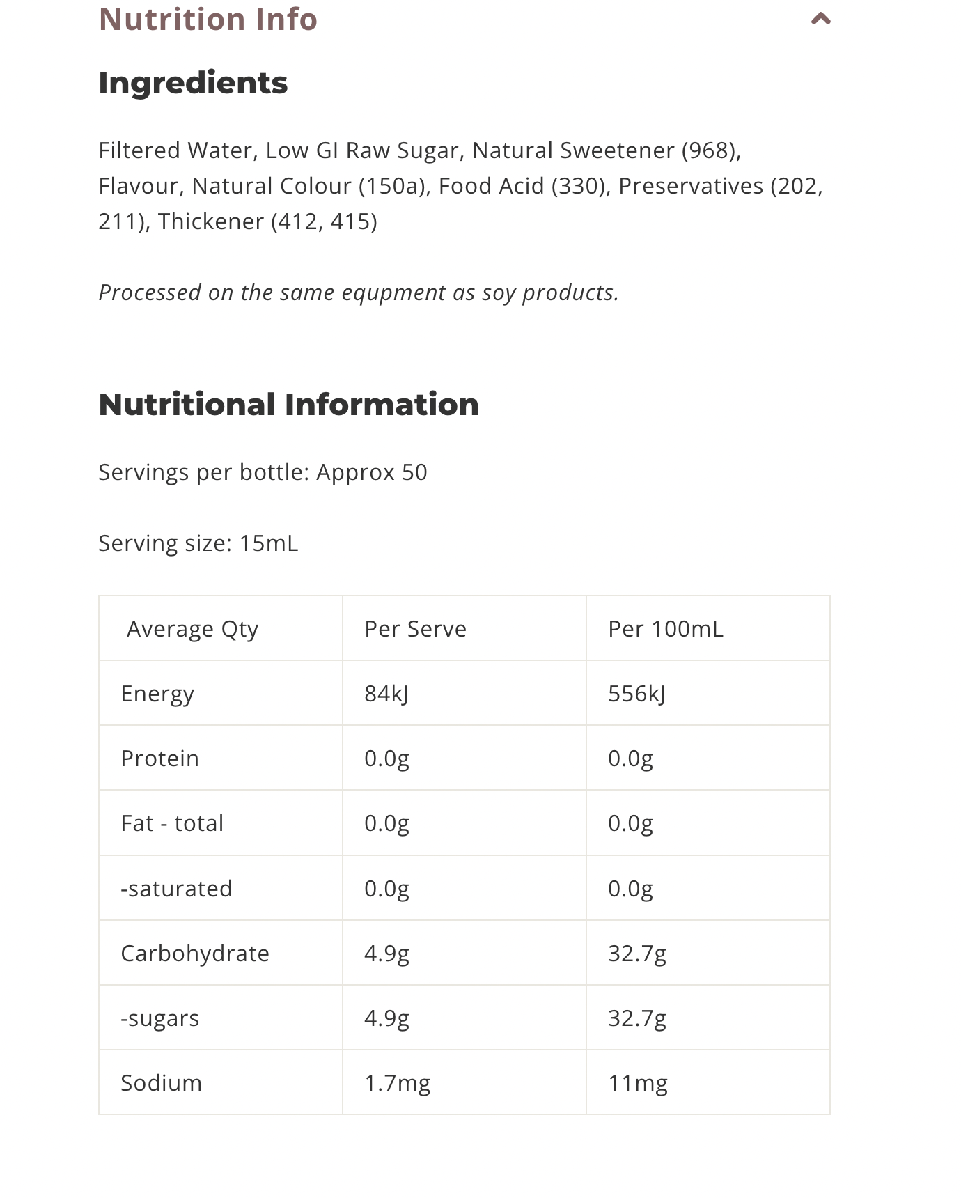 Cashmere Syrups Lite* Caramel Coffee Syrup Yummy Direct