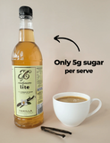 Cashmere Syrups Lite* Vanilla Coffee Syrup