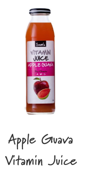 Sam's Juice Apple Guava Vitamin Juice 375ml Box of 12
