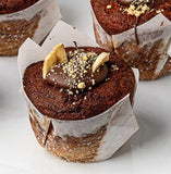 Little Secrets Bakehouse Gluten Free Banana, Hazelnut & Nutella Muffin Box of 6