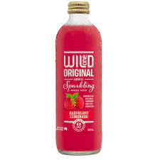 Wild One Organic Sparkling Mineral Water Raspberry Lemonade 345ml Boxes of 12