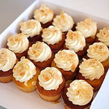 The Bake List Gluten Free Orange & Almond Cupcakes Box of 16