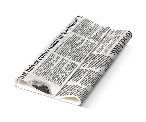 Pac Trading Newsprint Greaseproof Paper Box of 200