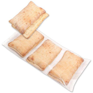 The Flour Shop Bakery Vegan Ciabatta Plain Whole Carton - 54 Per Carton