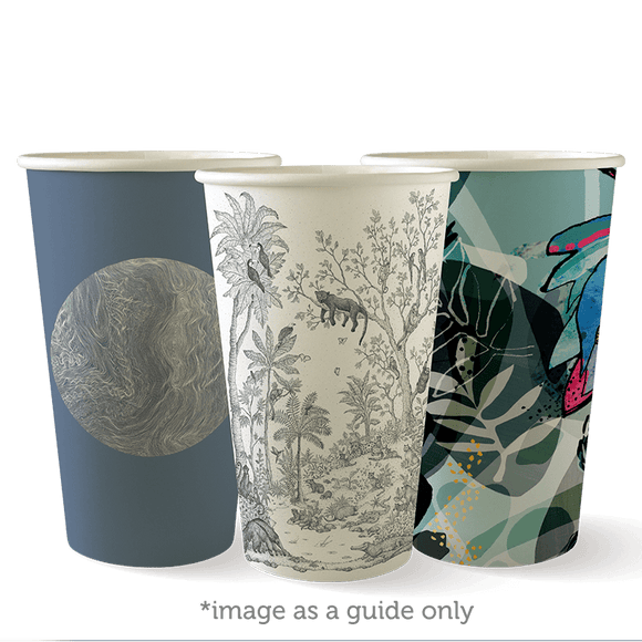 BioPak 510ml / 16oz (90mm) Art Series Single Wall BioCup