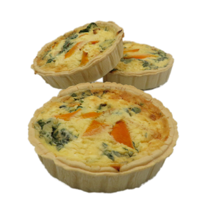 Melbourne Chef Pumpkin, Ricotta & Spinach Quiche Box of 6