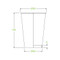BioPak 510ml / 16oz (90mm) Art Series Single Wall BioCup