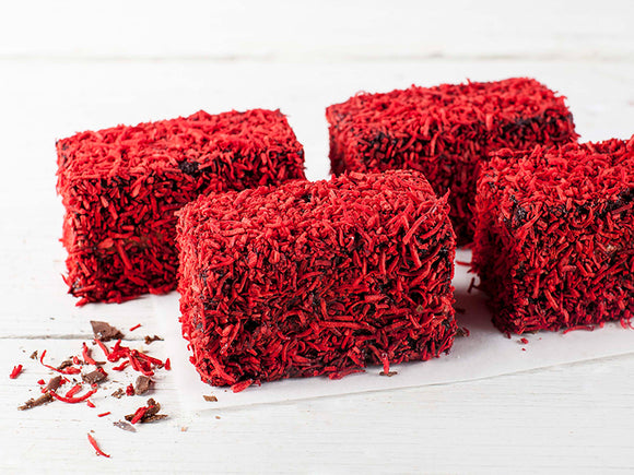 Sweet By Nature Red Velvet Lamington Box of 6
