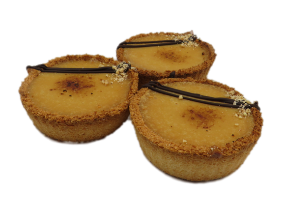 ALL NEW BOX SIZE - NOW IN BOXES OF 12 Homemade Bliss Gluten Free Burnt Caramel Tarts