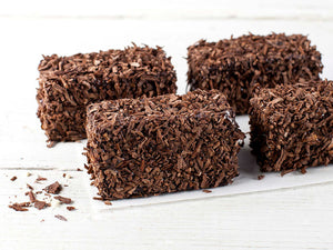 Sweet By Nature Gluten Free & Vegan Double Choc Lamingtons