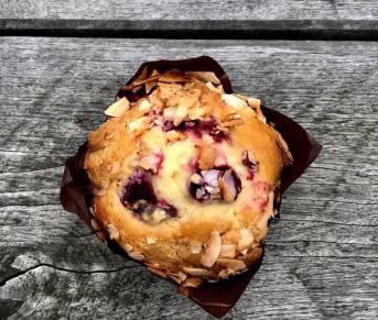 Marks Quality Cakes Raspberry, White Chocolate & Coconut Muffin Box of 6
