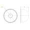 BioPak 300-700ml Clear Dome 22mm Hole Lid BioPak