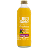 Wild One Organic Sparkling Mineral Water Passionfruit Delight 12x345ml