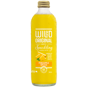 Wild One Organic Sparkling Mineral Water Pineapple Splice 12x345ml
