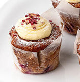 Little Secrets Bakehouse Gluten Free Raspberry & White Choc Muffin Box of 6